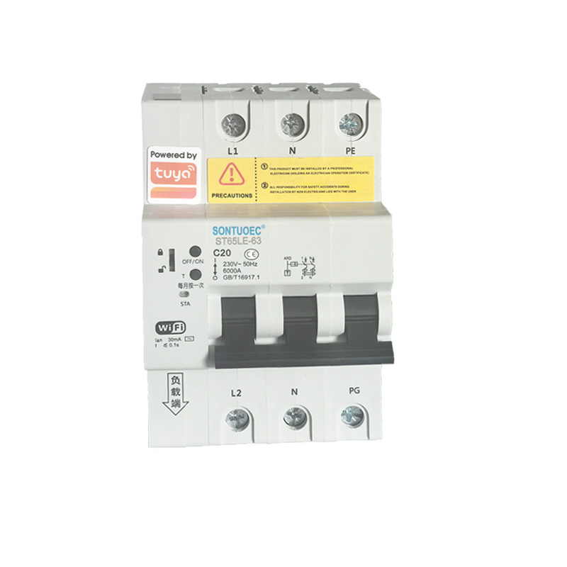 WiFi ST65LE-63wf2 मालिका मल्टी फंक्शनल IoT इंटेलिजेंट RCBO इंटेलिजेंट सर्किट ब्रेकर